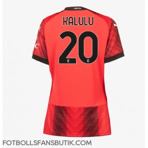 AC Milan Pierre Kalulu #20 Replika Hemmatröja Damer 2023-24 Kortärmad